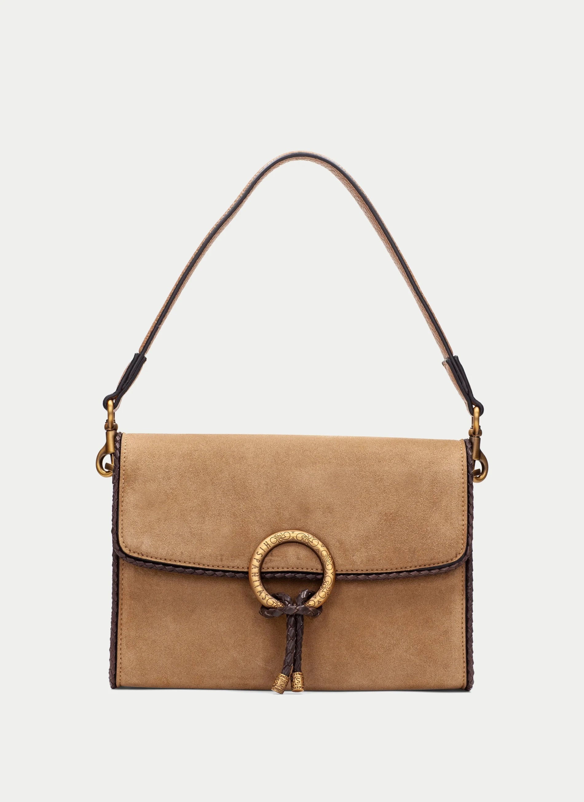 Bolso Hombro HISPANITAS Solapa CAMEL