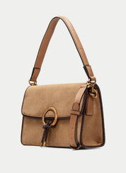 Bolso Hombro HISPANITAS Solapa CAMEL