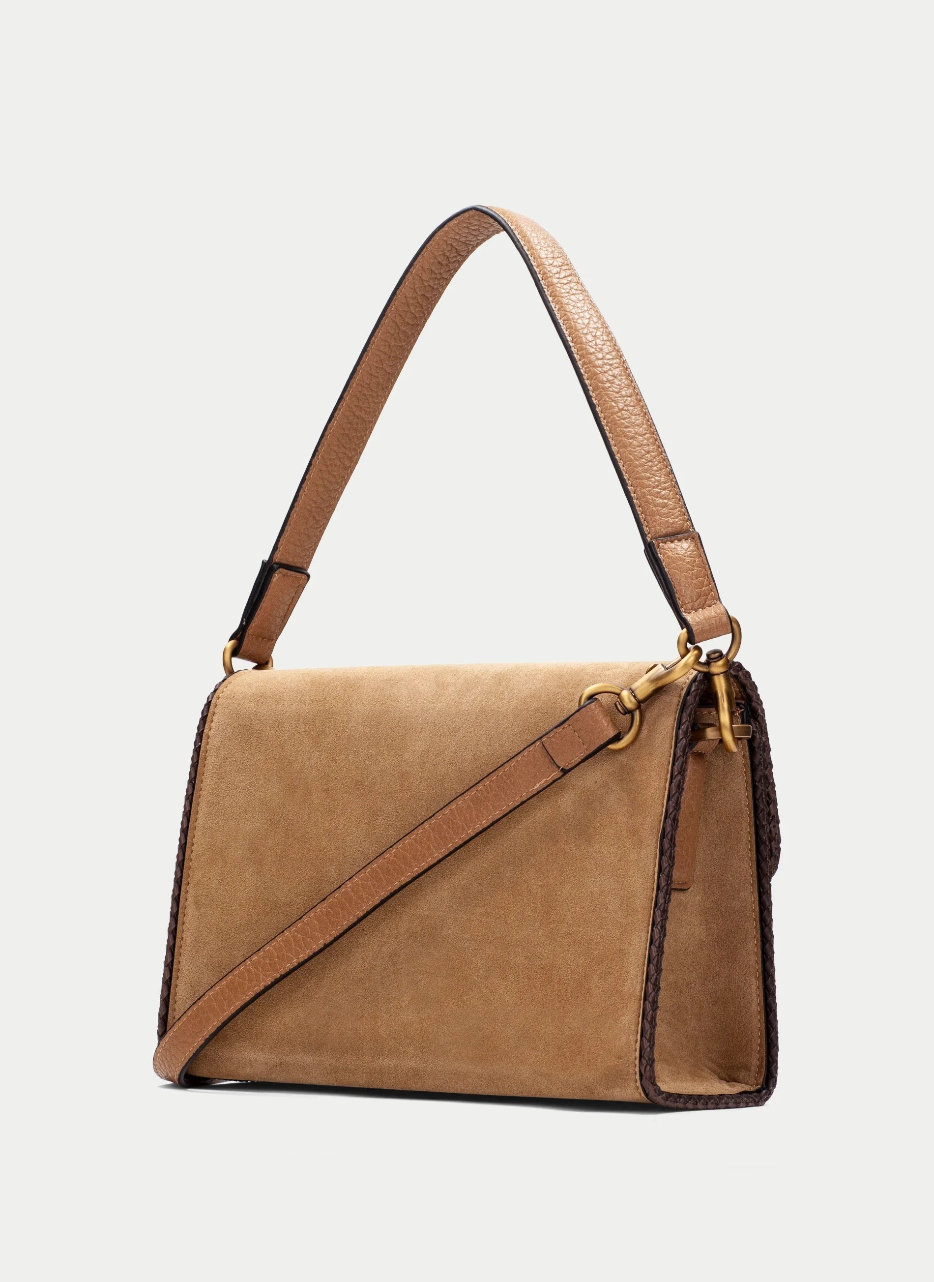 Bolso Hombro HISPANITAS Solapa CAMEL