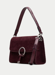 Bolso Hombro HISPANITAS Solapa BURDEOS