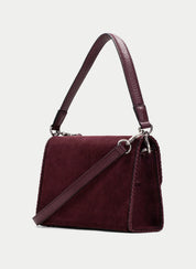 Bolso Hombro HISPANITAS Solapa BURDEOS