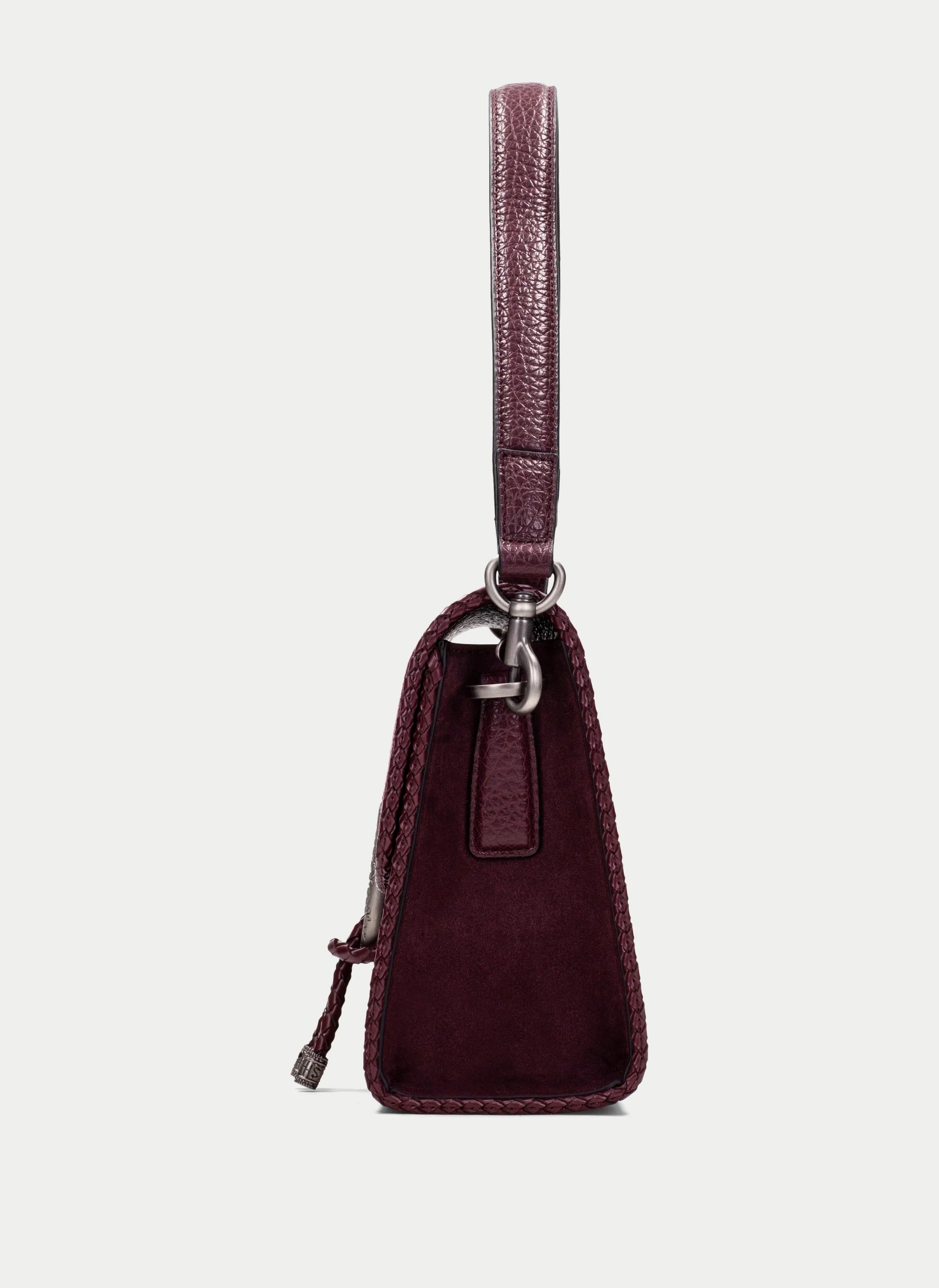 Bolso Hombro HISPANITAS Solapa BURDEOS