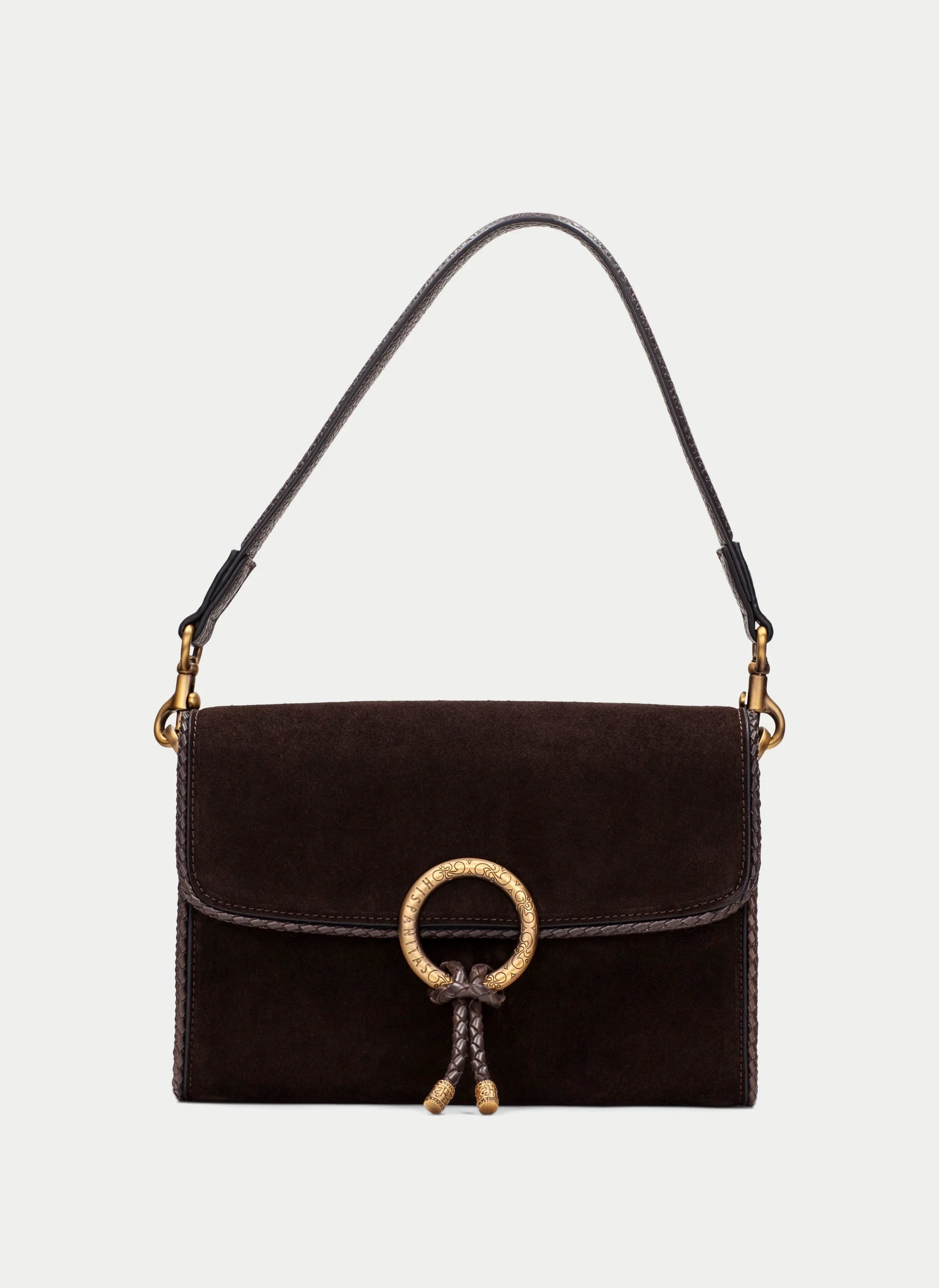 Bolso Hombro HISPANITAS Solapa CHOCOLATE
