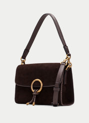 Bolso Hombro HISPANITAS Solapa CHOCOLATE