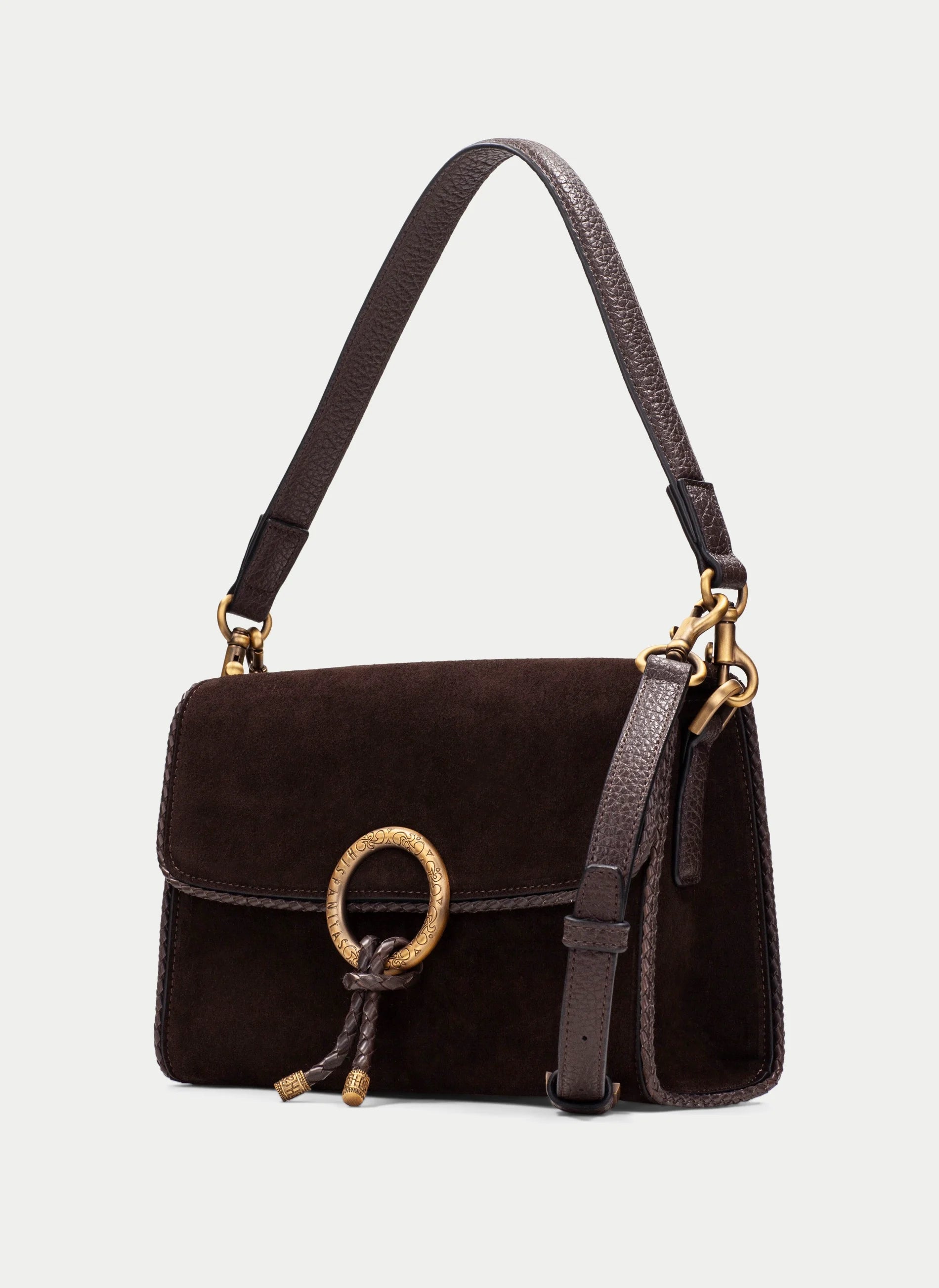 Bolso Hombro HISPANITAS Solapa CHOCOLATE