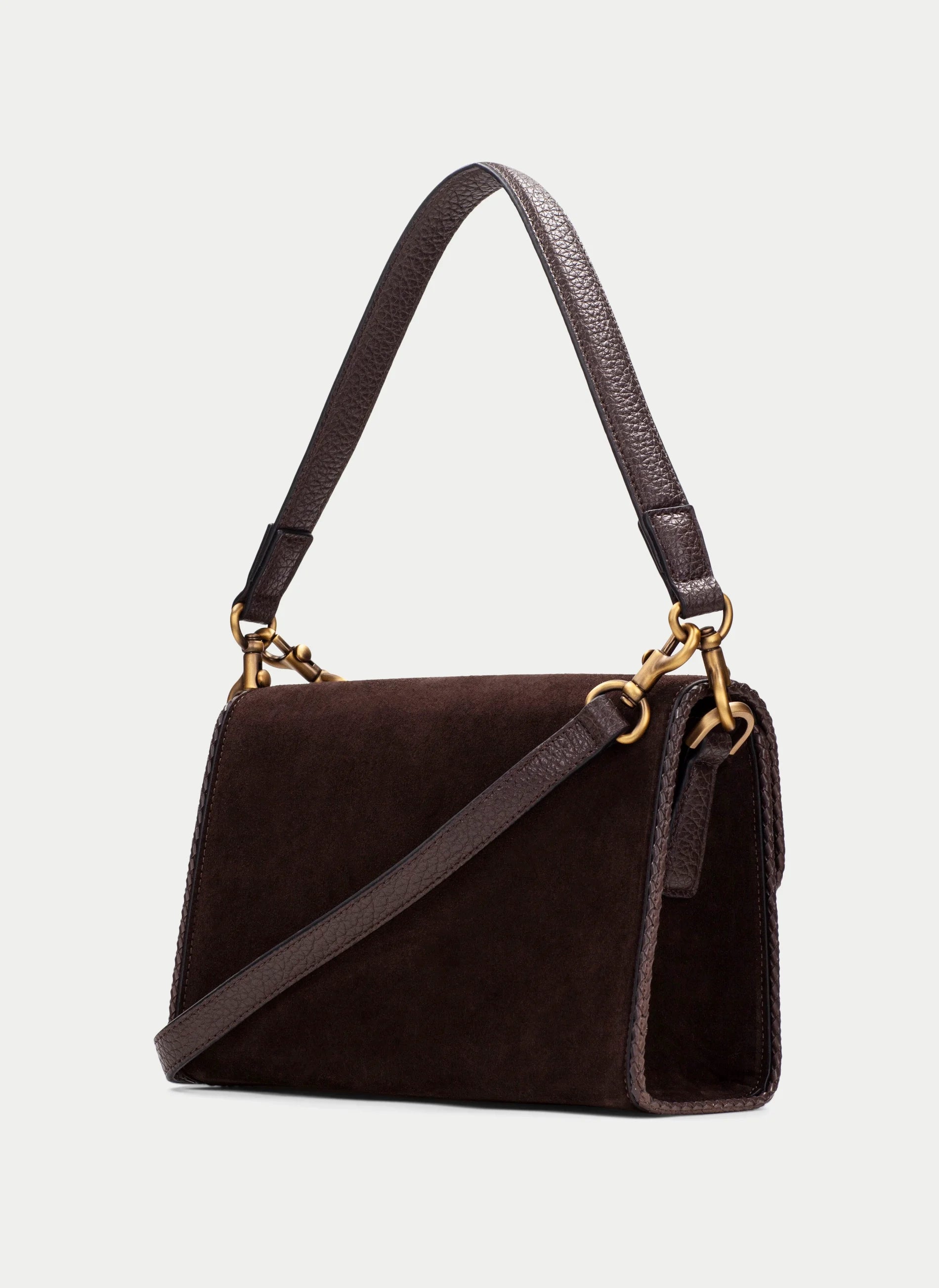 Bolso Hombro HISPANITAS Solapa CHOCOLATE