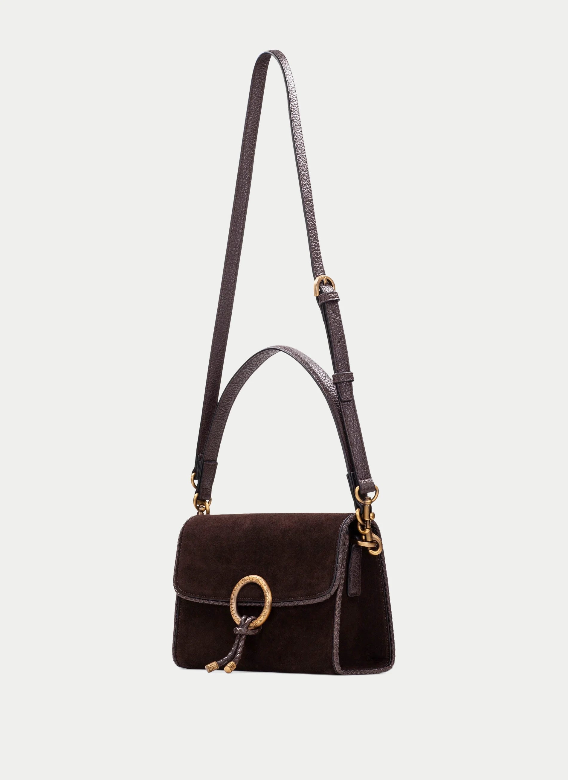 Bolso Hombro HISPANITAS Solapa CHOCOLATE