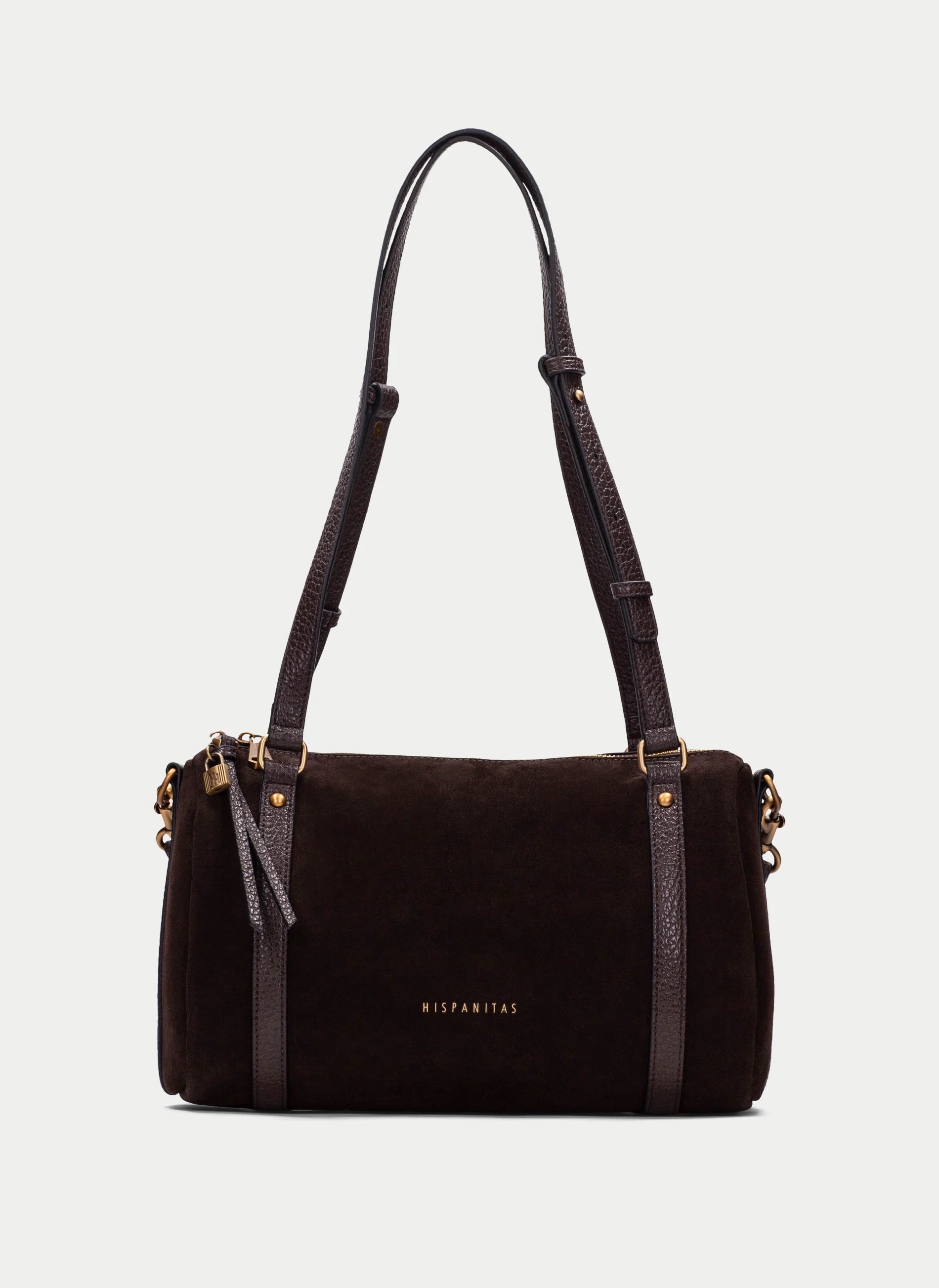 Bolso Bowling HISPANITAS Ante CHOCOLATE