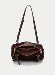 Bolso Bowling HISPANITAS Ante CHOCOLATE
