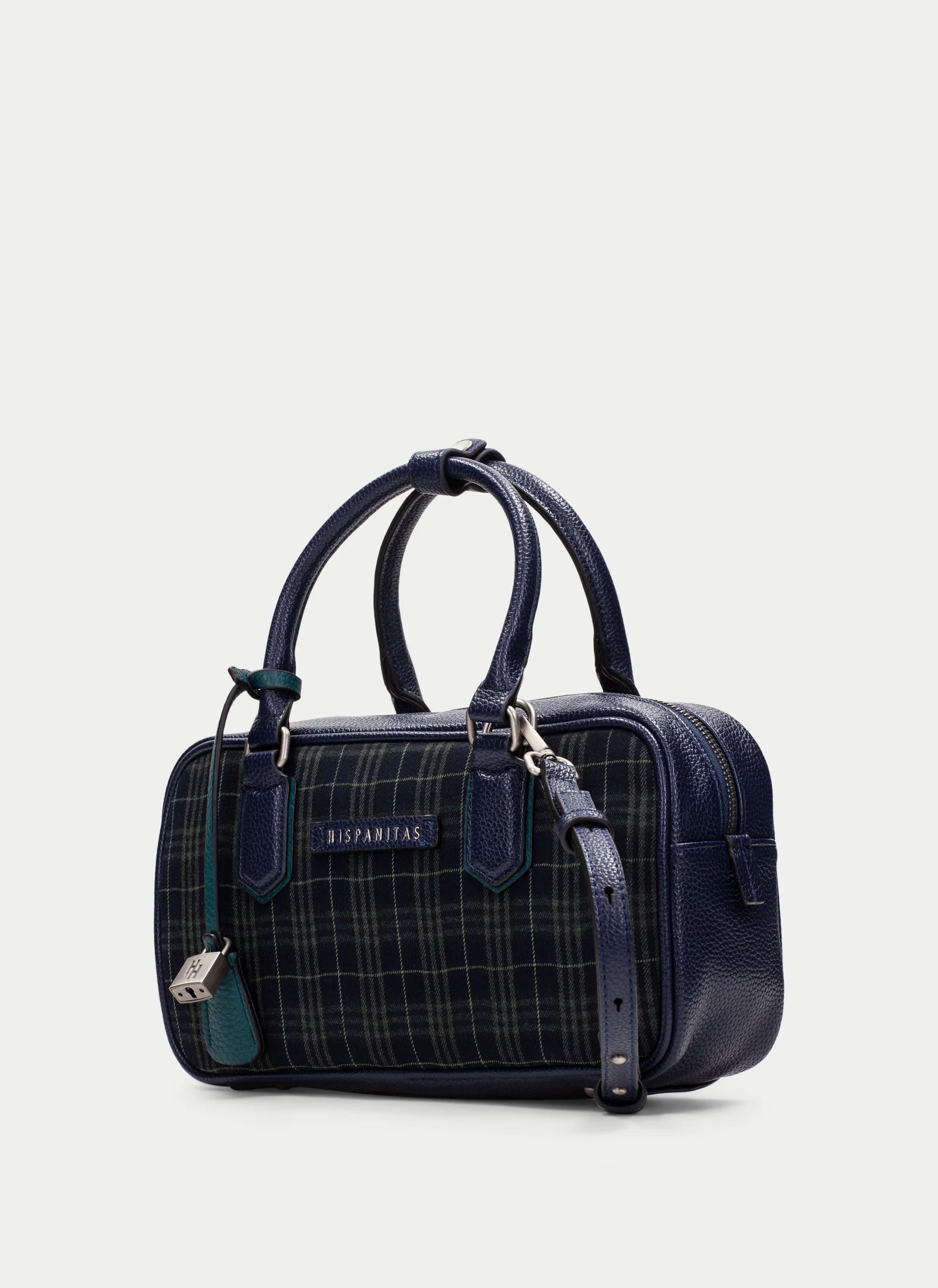 Bolso Bowling HISPANITAS Escocés MARINO