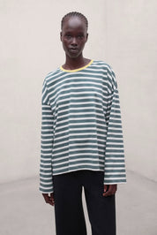 Camiseta ECOALF Bergami Rayas VERDE