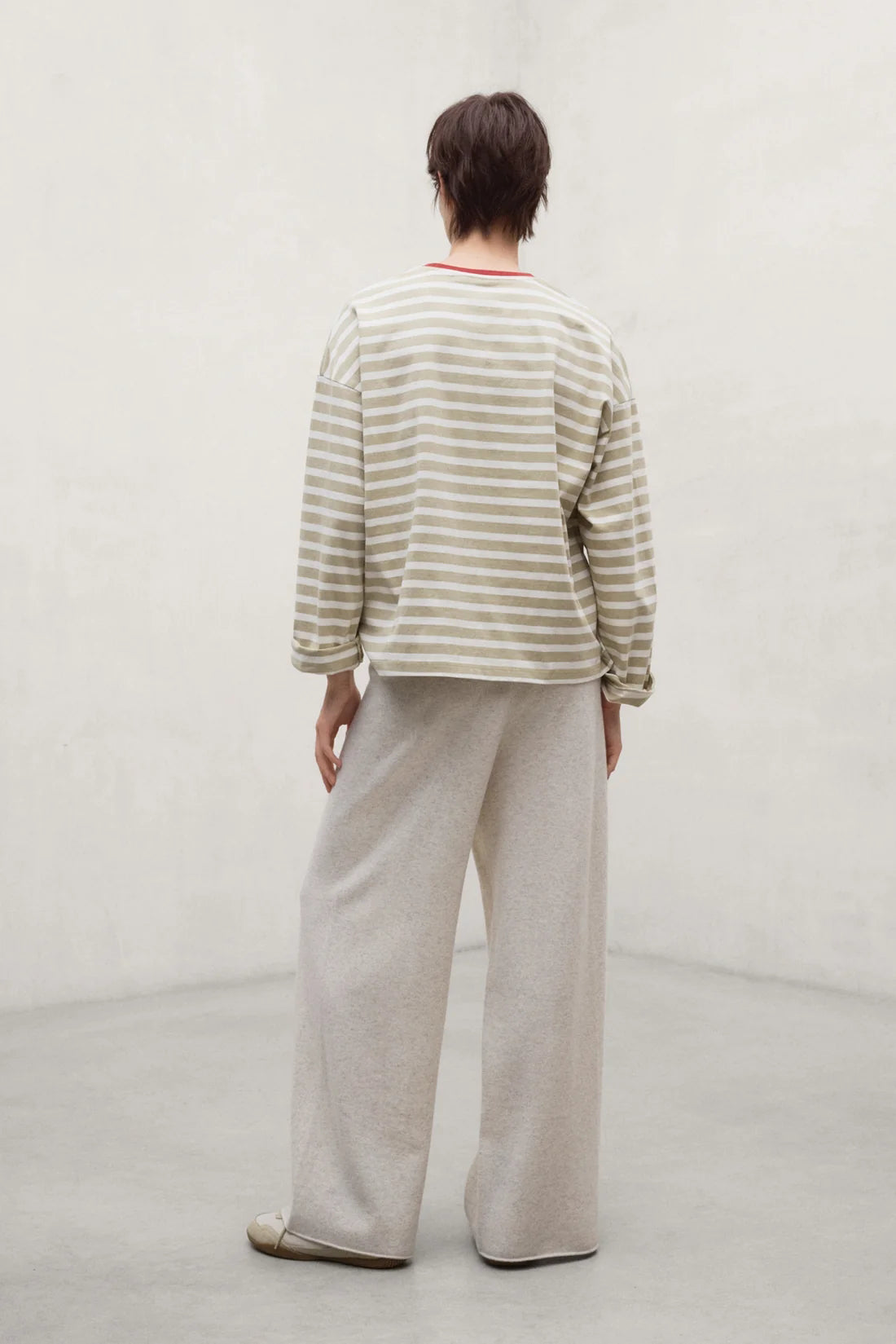 Camiseta ECOALF Bergami Rayas BEIGE