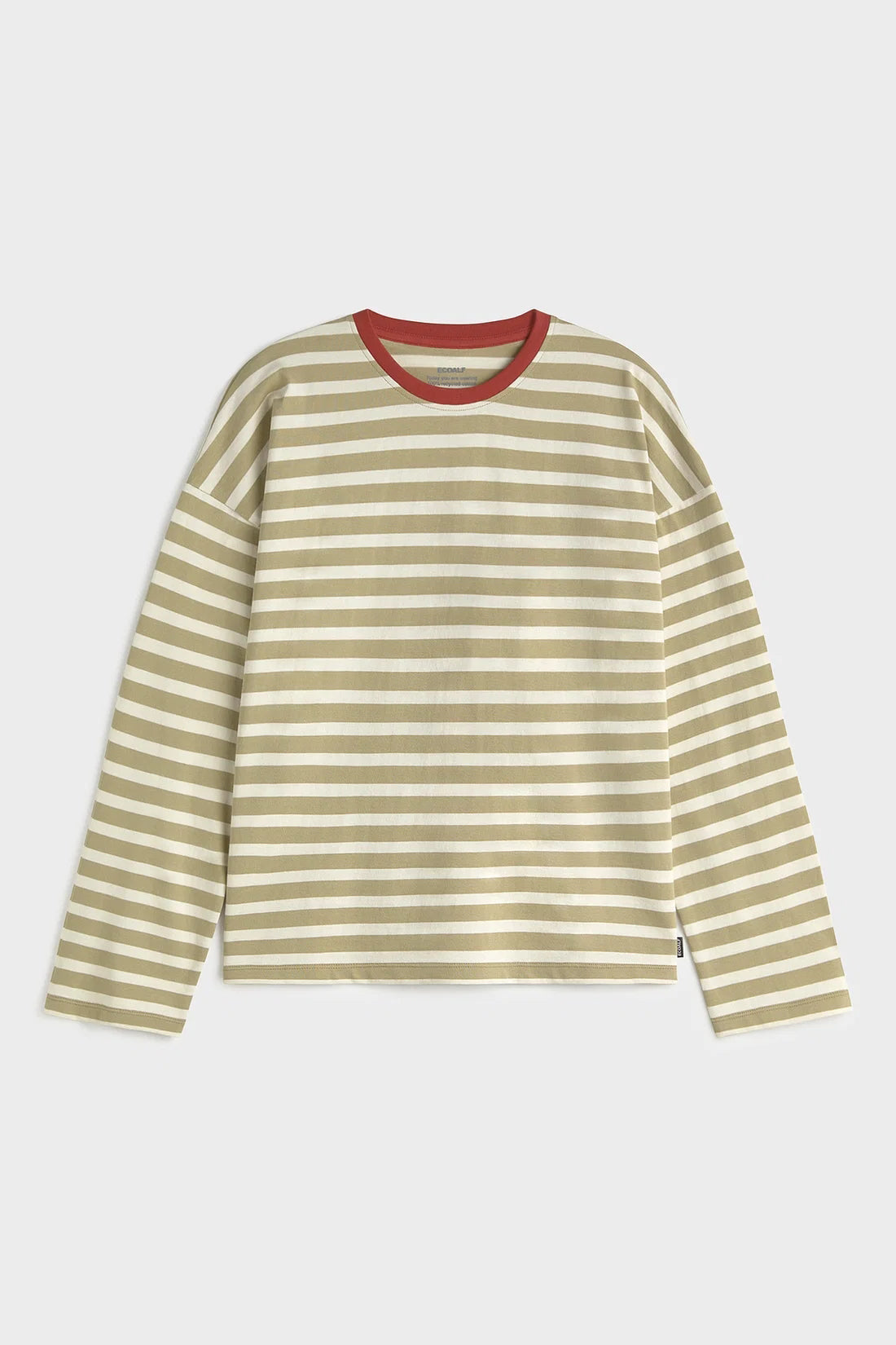 Camiseta ECOALF Bergami Rayas BEIGE