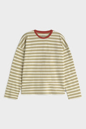 Camiseta ECOALF Bergami Rayas BEIGE