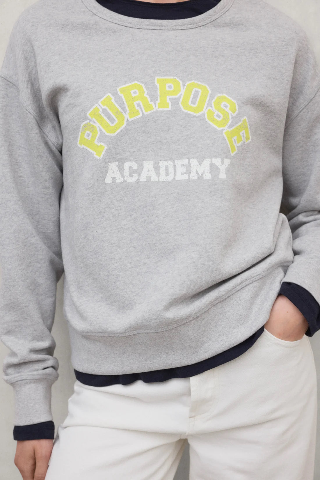 Sudadera Vegana ECOALF Purpose GRIS