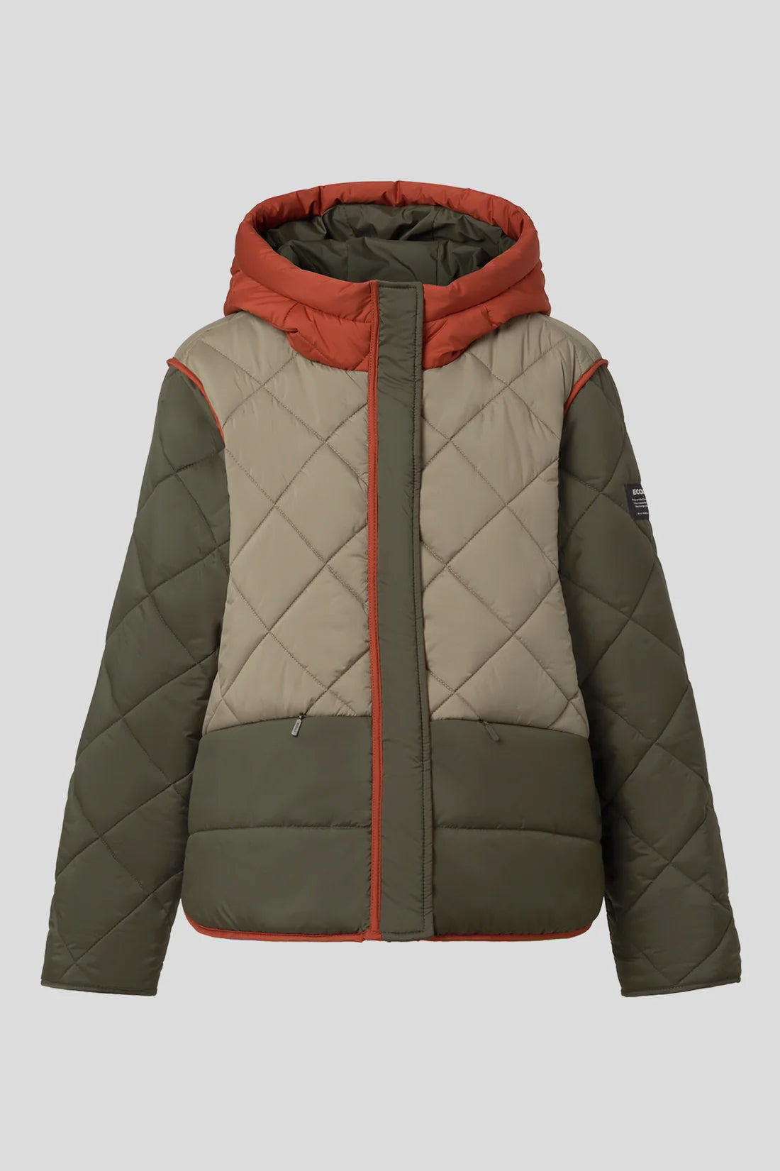 Cazadora Acolchada ECOALF Verin KAKI