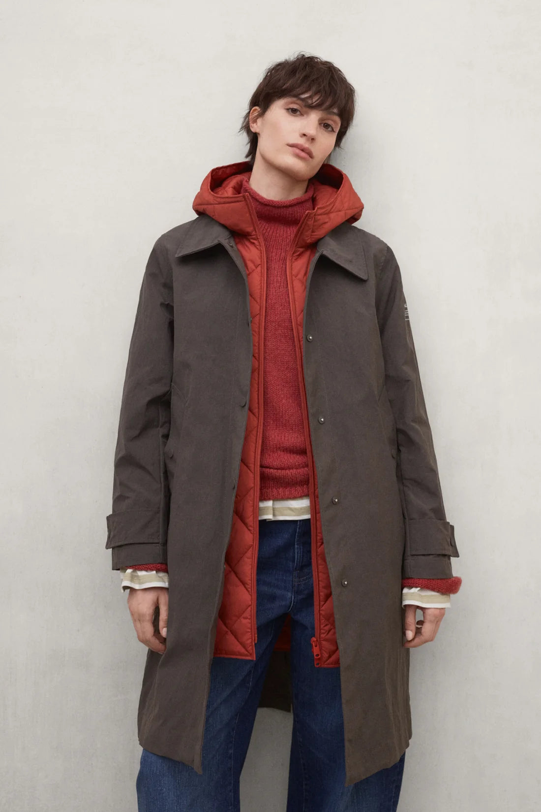 Gabardina 2 Piezas ECOALF Suancis MARRÓN
