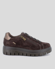Deportiva Plataforma Mujer IGI&CO GORE-TEX Cremallera MARRÓN