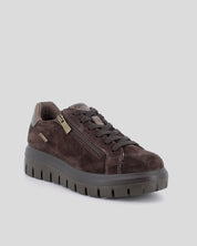 Deportiva Plataforma Mujer IGI&CO GORE-TEX Cremallera MARRÓN