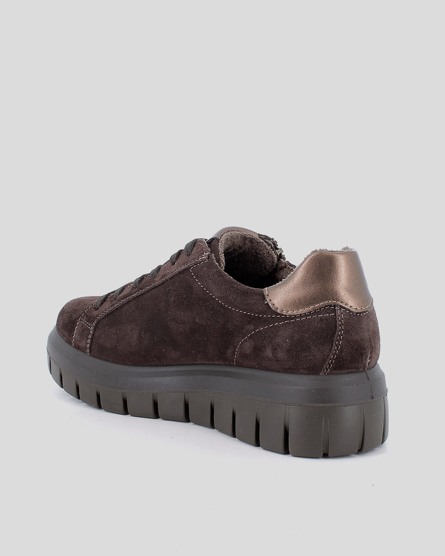 Deportiva Plataforma Mujer IGI&CO GORE-TEX Cremallera MARRÓN