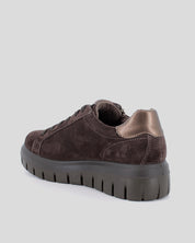 Deportiva Plataforma Mujer IGI&CO GORE-TEX Cremallera MARRÓN