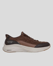 SKECHERS Hombre Slip-Ins Contour Foam Cozy Fit Cordelux MARRÓN