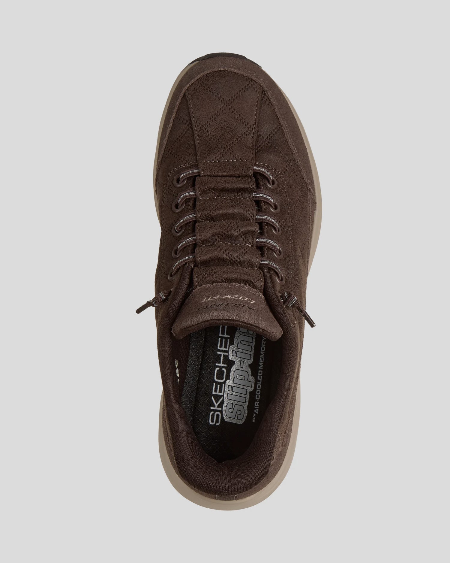 SKECHERS Slip Ins Contour Foam-Cozy Fit Natural Ease MARRÓN