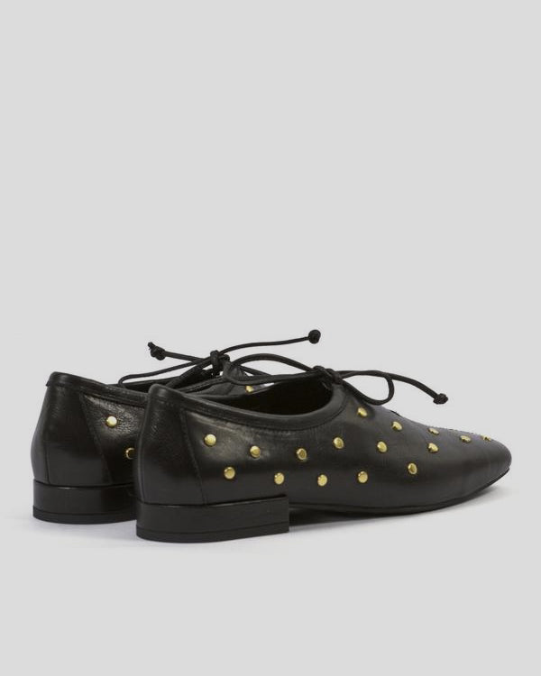 Zapato Tachas ANOTHER TREND Piel NEGRO